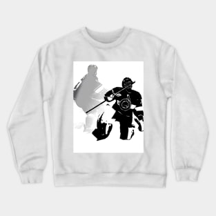 Ice Hockey Season - Goalie and Forward Crewneck Sweatshirt